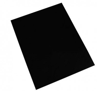 TAPA ENCUADERNAR PLASTICO DURO NEGRO 0.5M A4