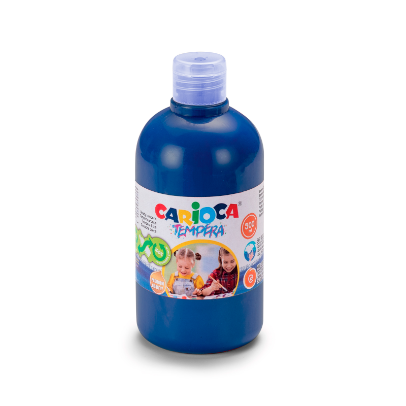 TEMPERA LIQUIDA CARIOCA DE 500ML AZUL OSCURO