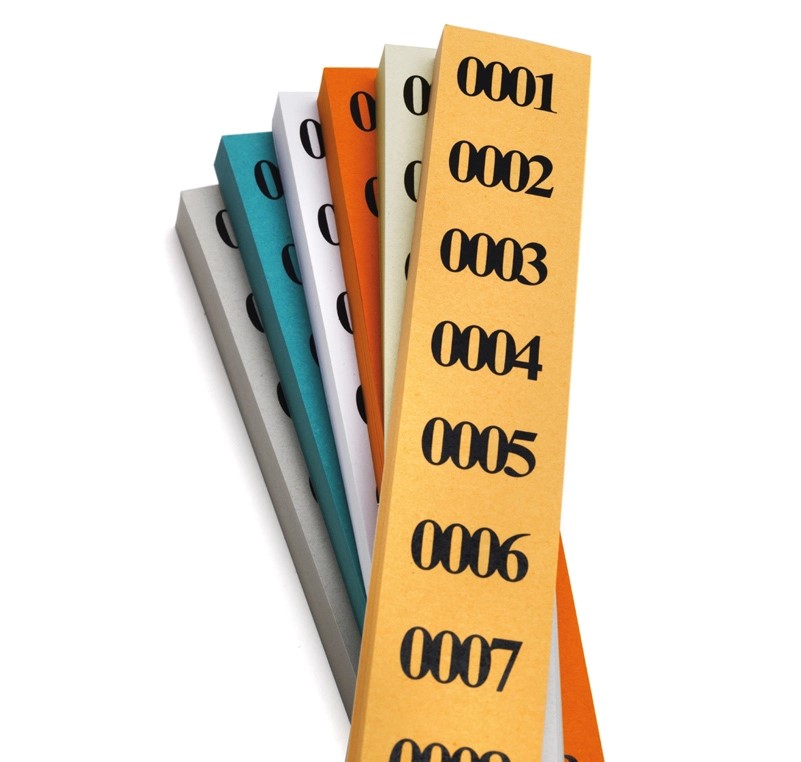 TIRA RIFA SENCILLA DEL 1 AL 1000 REF. 08069