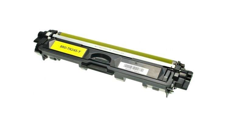 TONER COMPATIBLE Brother TN241/TN245/TN242/TN246 Amarillo Cartucho de Toner Generico - Reemplaza TN241Y/TN245Y/TN242Y/TN246Y