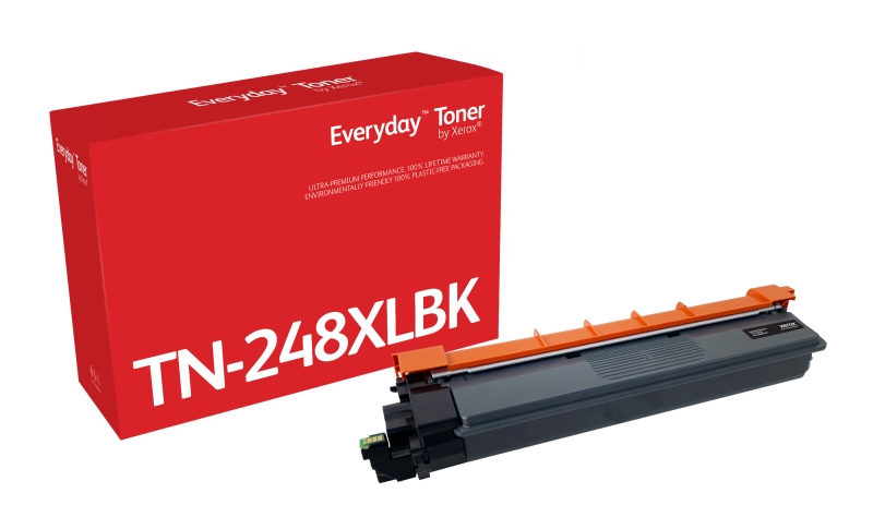 TONER COMPATIBLE Xerox Everyday Brother TN248XL Negro Cartucho de Toner Generico - Reemplaza TN248XLBK