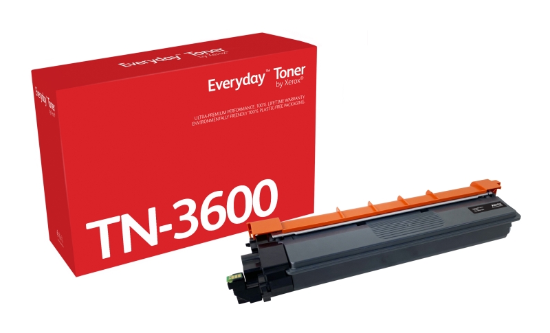 TONER COMPATIBLE Xerox Everyday Brother TN3600 Negro Cartucho de Toner Generico - Reemplaza TN3600