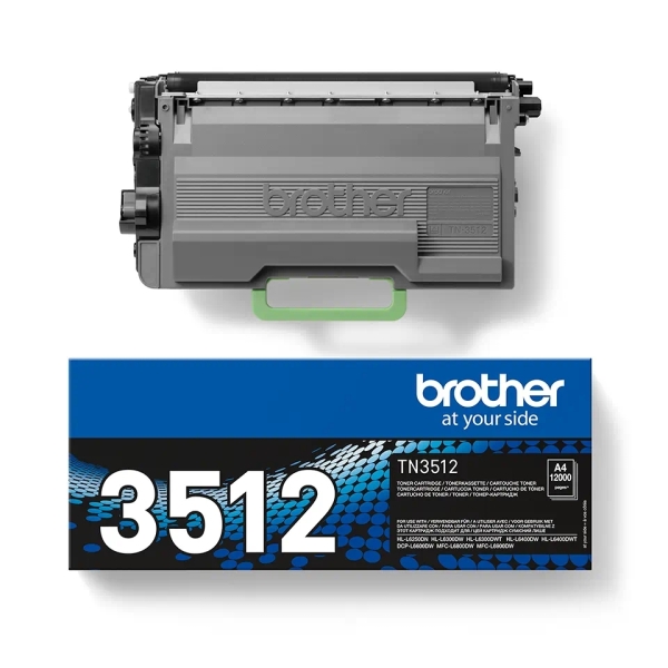 TONER ORIGINAL Brother TN3512 Negro Cartucho de Toner Original